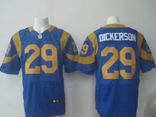 St. Louis Rams 29 Eric Dickerson Elite Football Jersey Blue