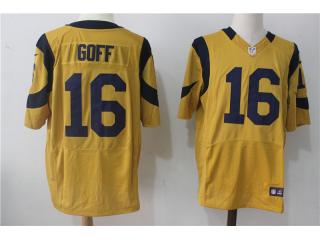 St. Louis Rams 16 Jared Goff Elite Football Jersey Yellow