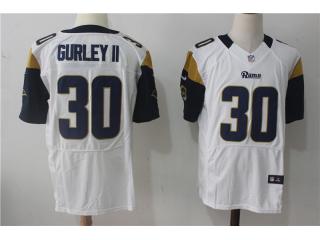 St. Louis Rams 30 Todd Gurley II Elite Football Jersey BlueSt. White