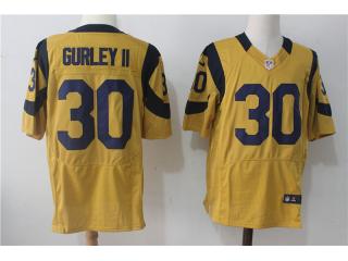 St. Louis Rams 30 Todd Gurley II Elite Football Jersey Yellow
