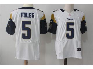 St. Louis Rams 5 Nick Foles Elite Football Jersey White