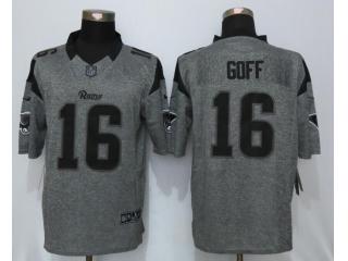 St. Louis Rams 16 Jared Goff Stitched Gridiron Gray Limited Jersey