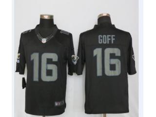 St. Louis Rams 16 Jared Goff Impact Limited Black Jersey