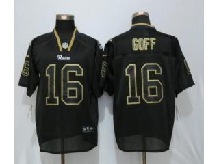 St. Louis Rams 16 Jared Goff Lights Out Black Elite Jersey