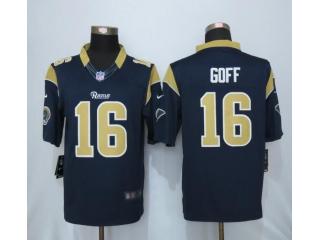 St. Louis Rams 16 Jared Goff Blue Limited Jersey