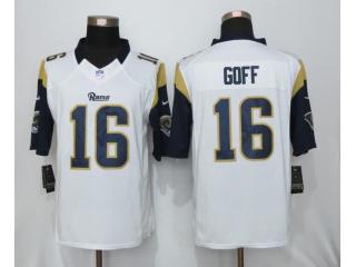 St. Louis Rams 16 Jared Goff White Limited Jersey