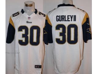 St. Louis Rams 30 Todd Gurley II Football Jersey White Fan edition