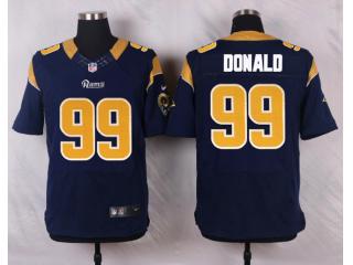 St. Louis Rams 99 Aaron Donald elite Football Jersey Navy Blue