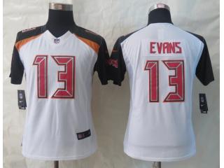 Women Tampa Bay Buccaneers 13 Mike Evans Football Jersey White