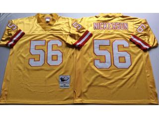 Tampa Bay Buccaneers 56 Hardy Nickerson Football Jersey Yellow Retro