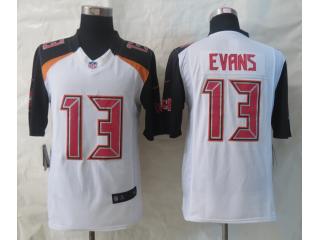Tampa Bay Buccaneers 13 Mike Evans White Limited Jersey