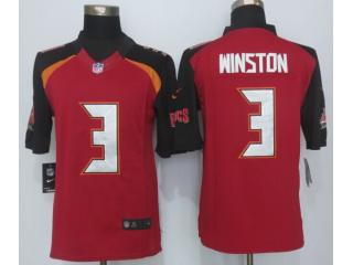 Tampa Bay Buccaneers 3 Jameis Winston Red Limited Jersey