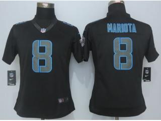 Women Tennessee Titans 8 Marcus Mariota Impact Limited Black Jersey