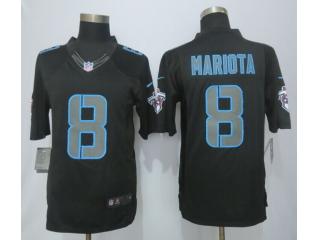 Tennessee Titans 8 Marcus Mariota Impact Limited Black Jersey