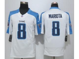 Tennessee Titans 8 Marcus Mariota Football Jersey White