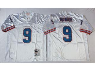 Tennessee Titans 9 Steve McNair Football Jersey White Retro