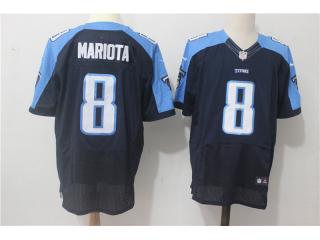 Tennessee Titans 8 Marcus Mariota elite Football Jersey Navy Blue
