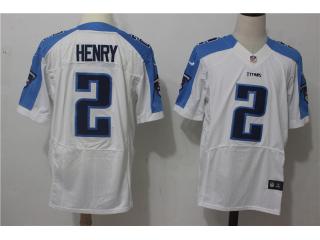 Tennessee Titans 2 Derrick Henry elite Football Jersey White