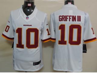 Washington Redskins 10 Robert Griffin III White Limited Jersey