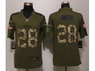 Washington Redskins 28 Darrell Green Salute To Service Limited Jersey