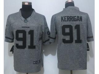 Washington Redskins 91 Ryan Kerrigan Stitched Gridiron Gray Limited Jersey