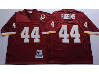 Washington Redskins 44 John Riggins Football Jersey Red Retro