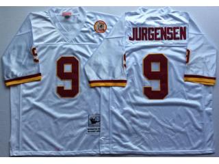 Washington Redskins 9 Sonny Jurgensen Football Jersey White Retro