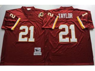 Washington Redskins 21 Sean Taylor Football Jersey Red Retro