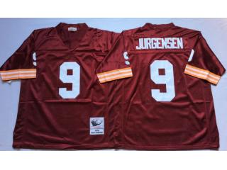 Washington Redskins 9 Sonny Jurgensen Football Jersey Red Retro