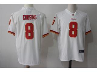 Washington Redskins 8 Kirk Cousins Football Jersey White Fan edition