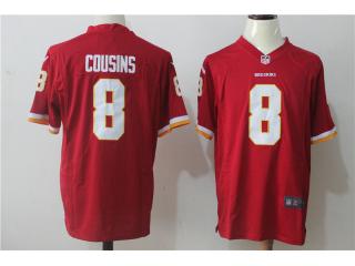 Washington Redskins 8 Kirk Cousins Football Jersey Red Fan edition