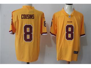 Washington Redskins 8 Kirk Cousins Football Jersey Legend Yellow