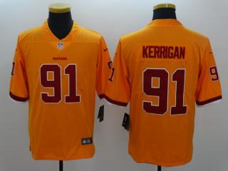 Washington Redskins 91 Ryan Kerrigan Football Jersey Legend Yellow