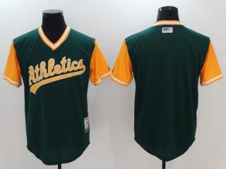 Men's Oakland Athletics Majestic Green 2017 Little League World Series Players Weekend Authentic Jer...