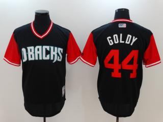 Men's 2017 Little League World Series Diamondbacks Paul Goldschmidt #44 Goldy Black Jersey
