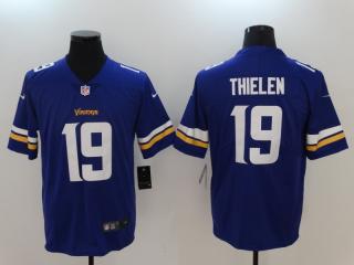 Minnesota Vikings 19 Adam Thielen Football Jersey Legend Purple