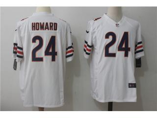 Chicago Bears 24 Jordan Howard Football Jersey White Fan Edition