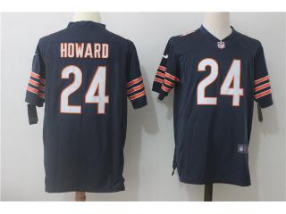Chicago Bears 24 Jordan Howard Football Jersey Navy Blue Fan Edition