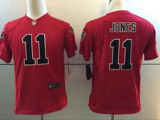 Youth Atlanta Falcons 11 Julio Jones Football Jersey Red