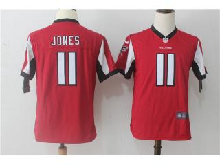 Youth Atlanta Falcons 11 Julio Jones Football Jersey Red