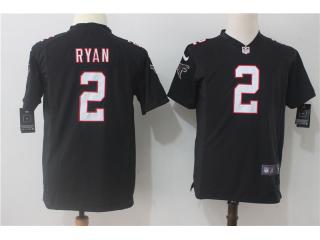 Youth Atlanta Falcons 2 Matt Ryan Football Jersey Black