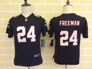 Youth Atlanta Falcons 24 Devonta Freeman Football Jersey Black