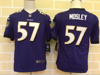 Youth Baltimore Ravens 57 C.J. Mosley Football Jersey Purple