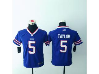 Youth Buffalo Bills 5 Tyrod Taylor Football Jersey Blue