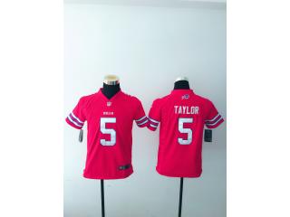 Youth Buffalo Bills 5 Tyrod Taylor Football Jersey Red