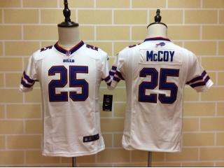 Youth Buffalo Bills 25 LeSean McCoy Football Jersey White