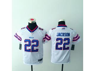 Youth Buffalo Bills 22 Fred Jackson Football Jersey White