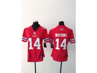 Women Buffalo Bills 14 Sammy Watkins Football Jersey Red