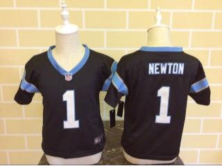 Toddler Carolina Panthers 1 Cam Newton Football Jersey Black