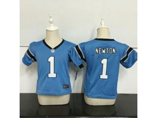 Toddler Carolina Panthers 1 Cam Newton Football Jersey Blue